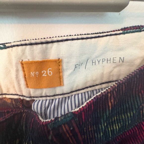 Pilcro and the letterpress Hyphen plaid pants - Picture 3 of 4